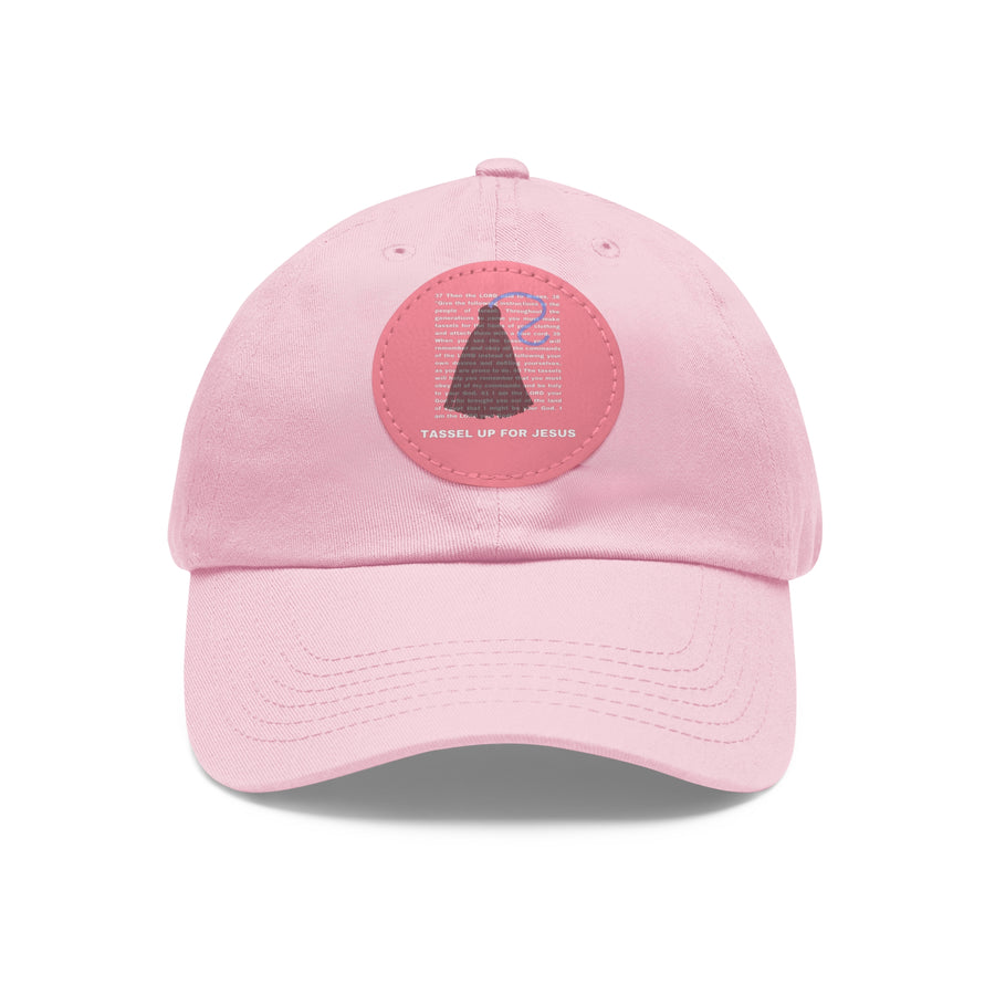 Numbers 15 : 37 - 41 Bible Verse Dad Hat With Leather Patch