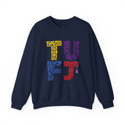 TUFJ Multicolor Repeat Unisex Sweatshirt