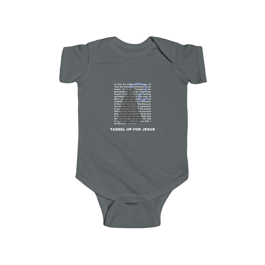 Numbers 15 : 37 - 41 Bible Verse Infant Fine Jersey Bodysuit