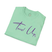 Tassel Up Purple Cursive Unisex Softstyle T-Shirt