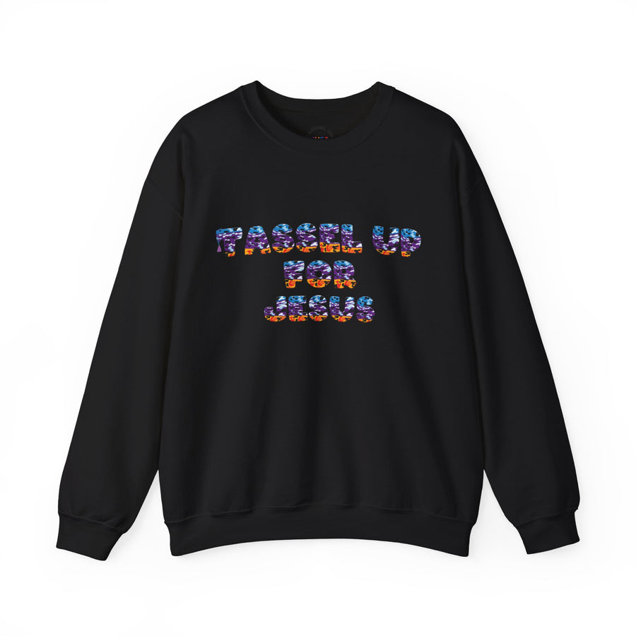Tassel Up For Jesus Camouflage Unisex Sweatshirt