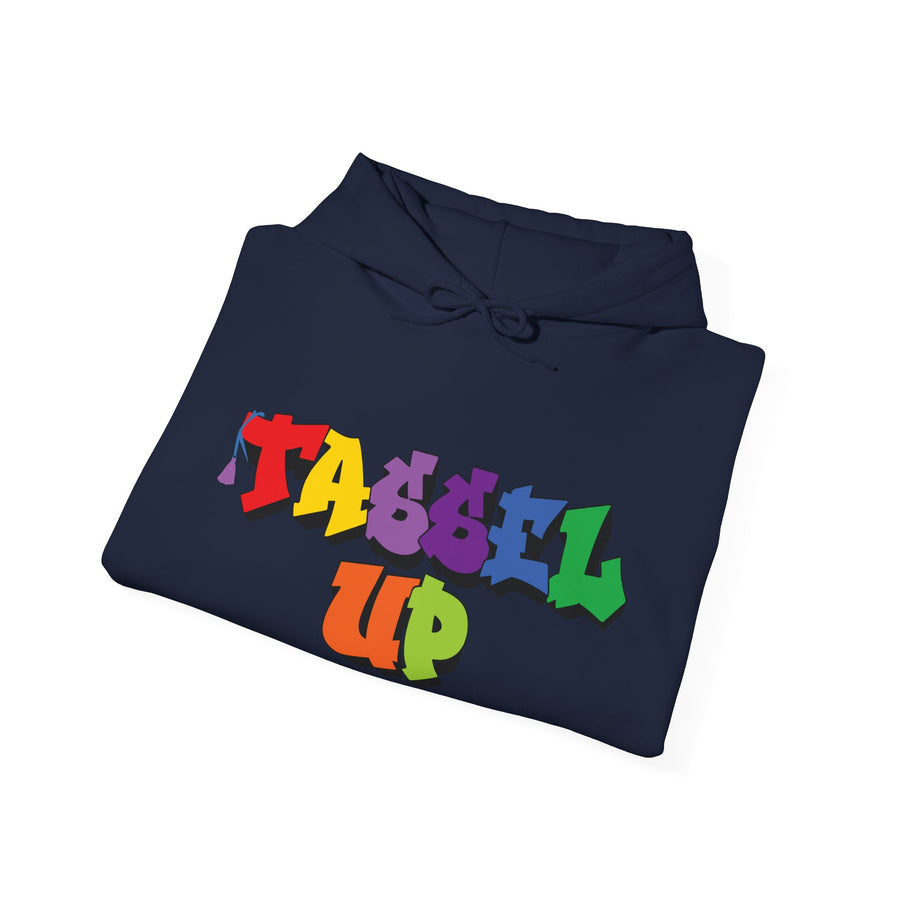 Tassel Up Graffiti Unisex Hoodie