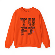 TUFJ Black Repeat Unisex Sweatshirt