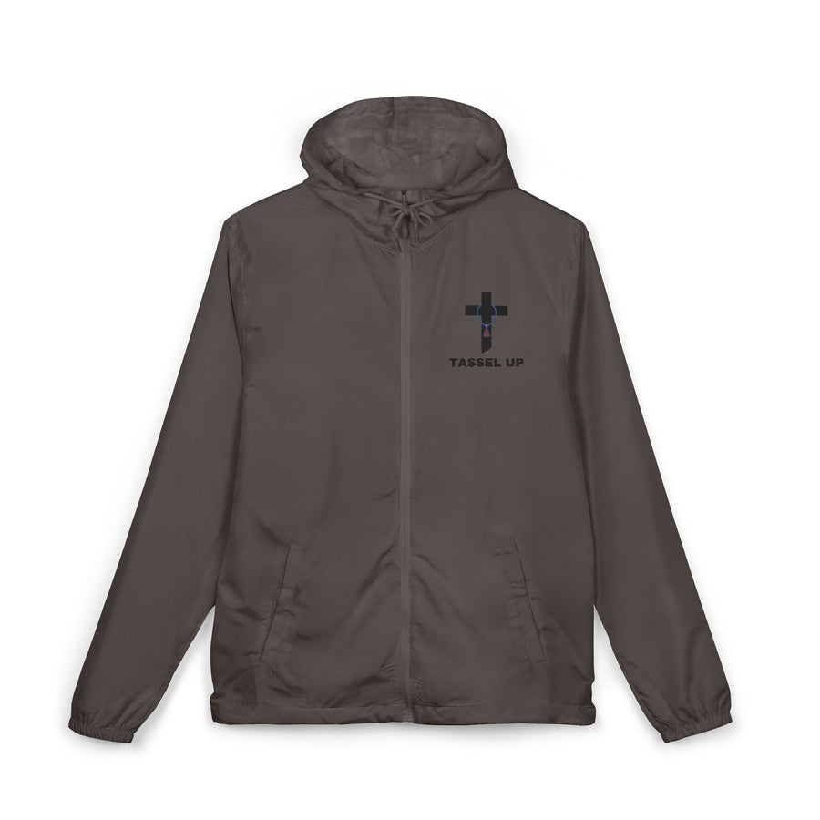 Tassel Cross Unisex Full-Zip Windbreaker Jacket
