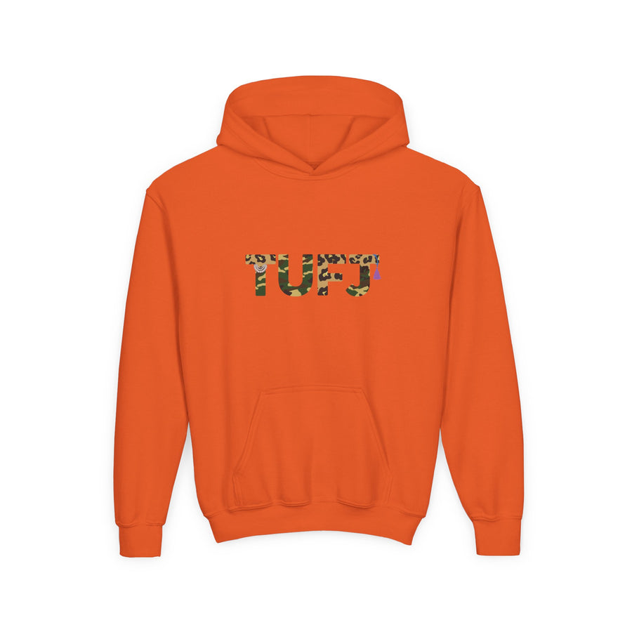 TUFJ Camo Leopard And Pearls Youth Heavy Blend Hoodie