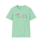 Tassel Up Pink Cursive Softstyle Unisex T-Shirt