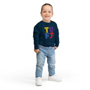 TUFJ Multicolor Repeat Toddler Sweatshirt