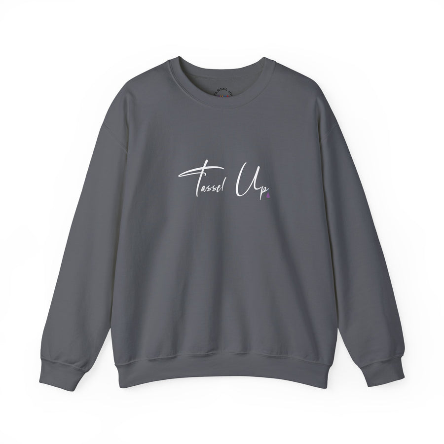 Tassel Up Cursive Unisex Sweatshirt