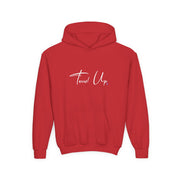 Tassel Up Cursive Youth Heavy Blend Hoodie