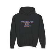 Tassel Up For Jesus Camo Youth Heavy Blend Hoodie
