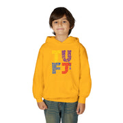 TUFJ Multicolor Repeat Youth Heavy Blend Hoodie