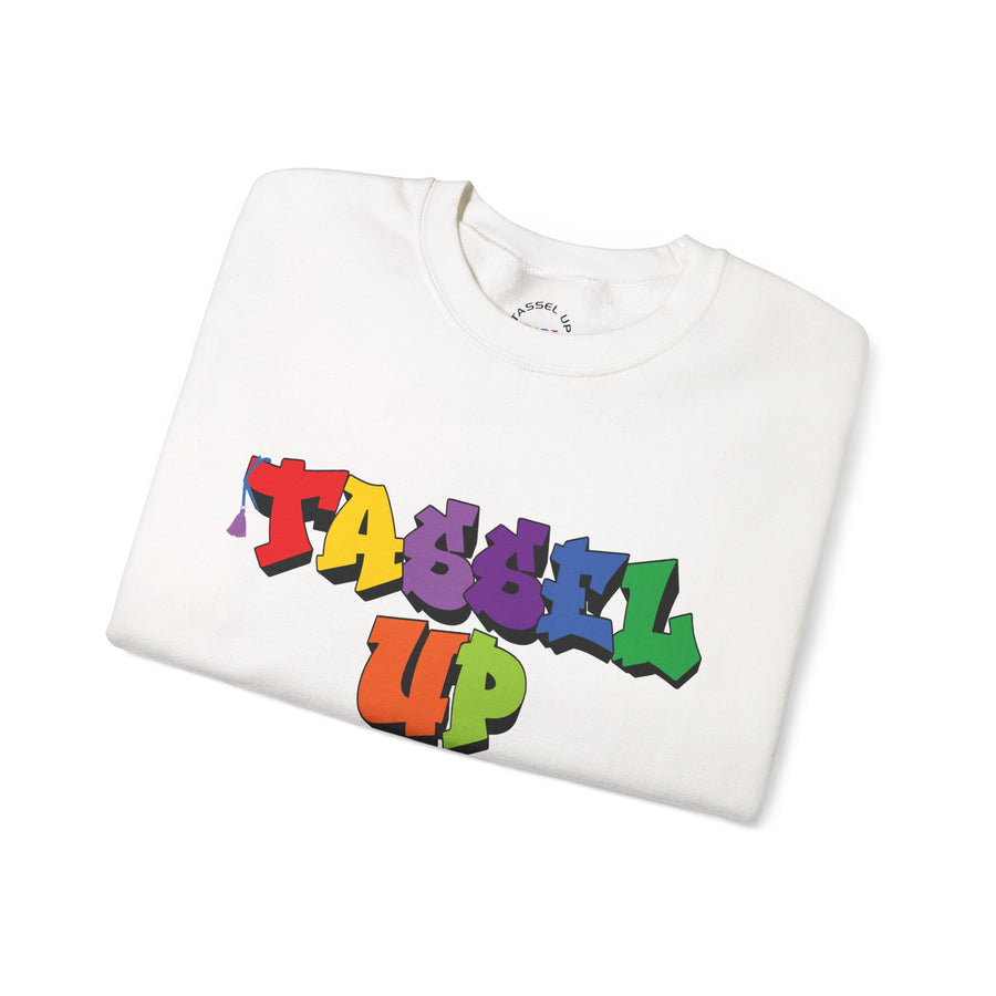 Tassel Up Graffiti Unisex Sweatshirt