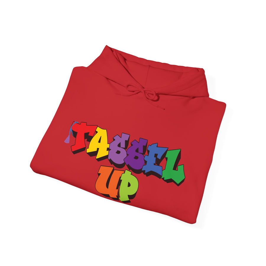 Tassel Up Graffiti Unisex Hoodie