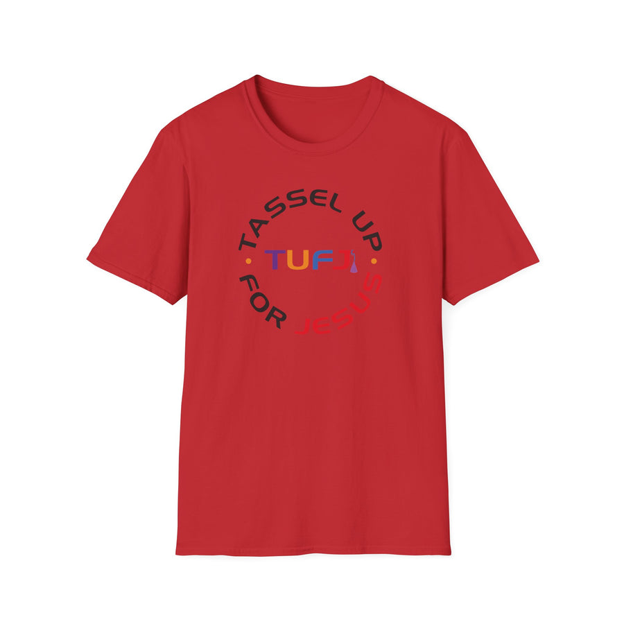 Tassel Up for Jesus logo Unisex Softstyle T-Shirt