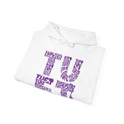 TUFJ Purple Repeat Unisex Hoodie