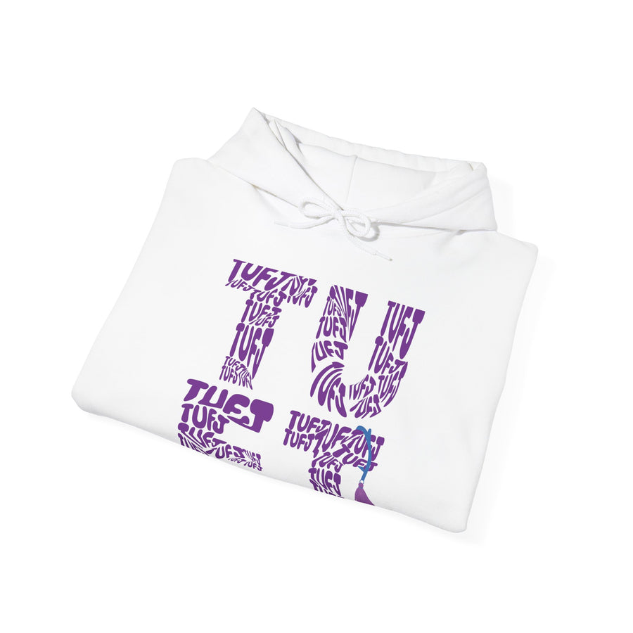 TUFJ Purple Repeat Unisex Hoodie