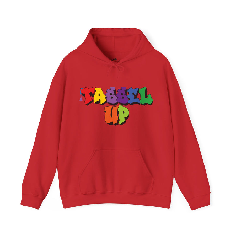 Tassel Up Graffiti Unisex Hoodie