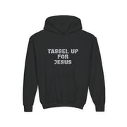 Tassel Up For Jesus Repeat Youth Heavy Blend Hoodie