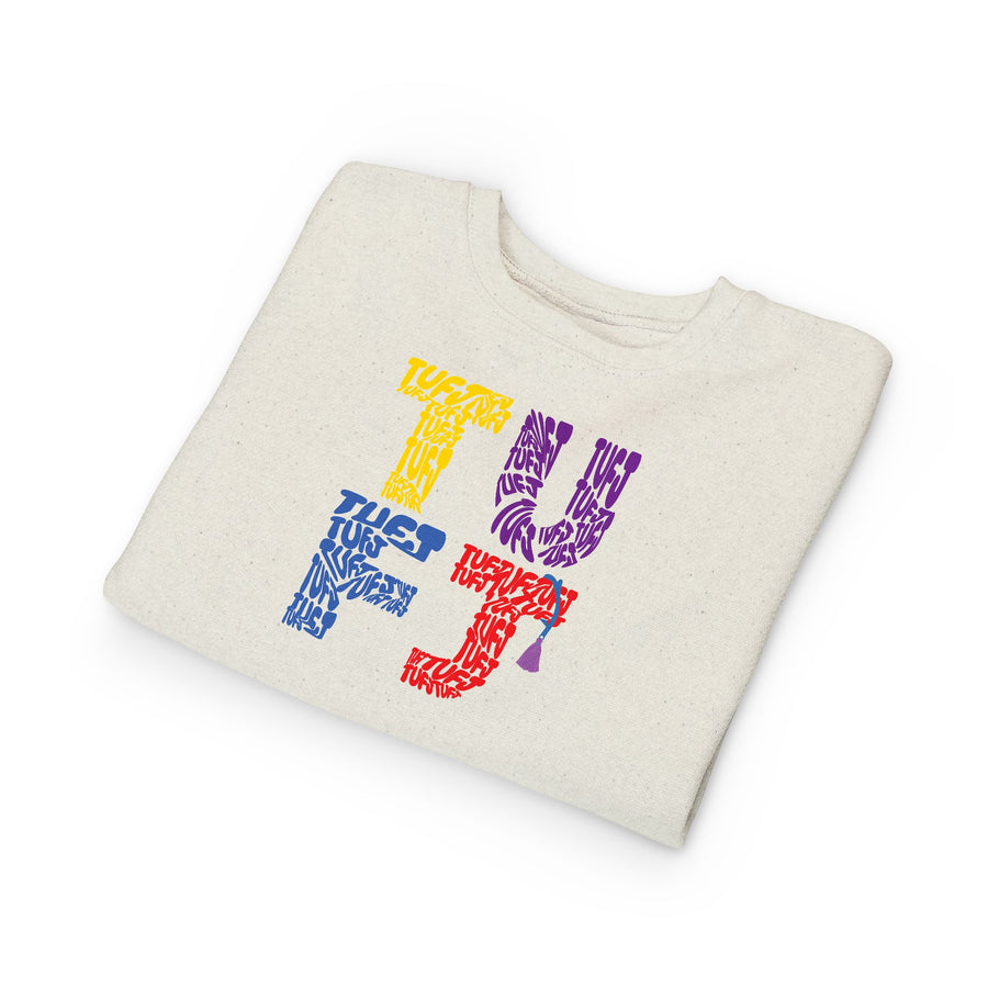TUFJ Multicolor Repeat Toddler Sweatshirt