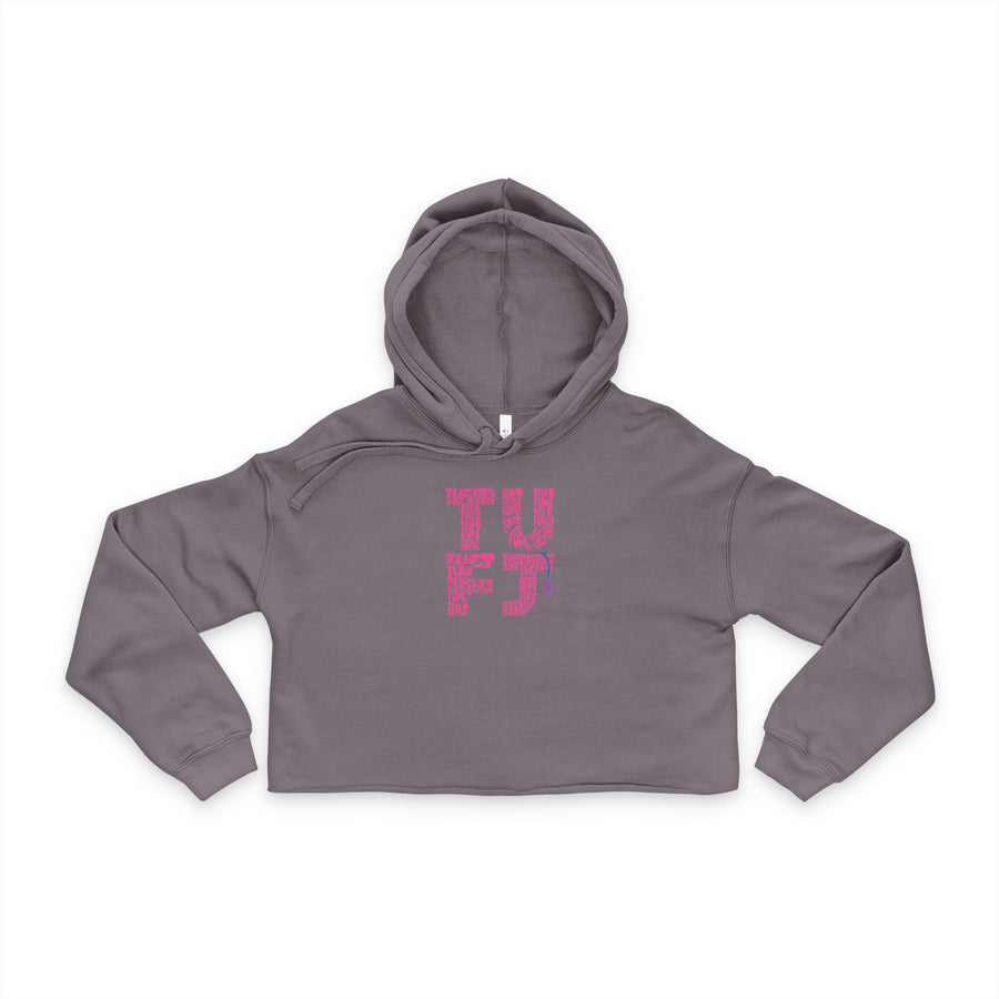 Women's Cropped TUFJ Repeat Hoodie
