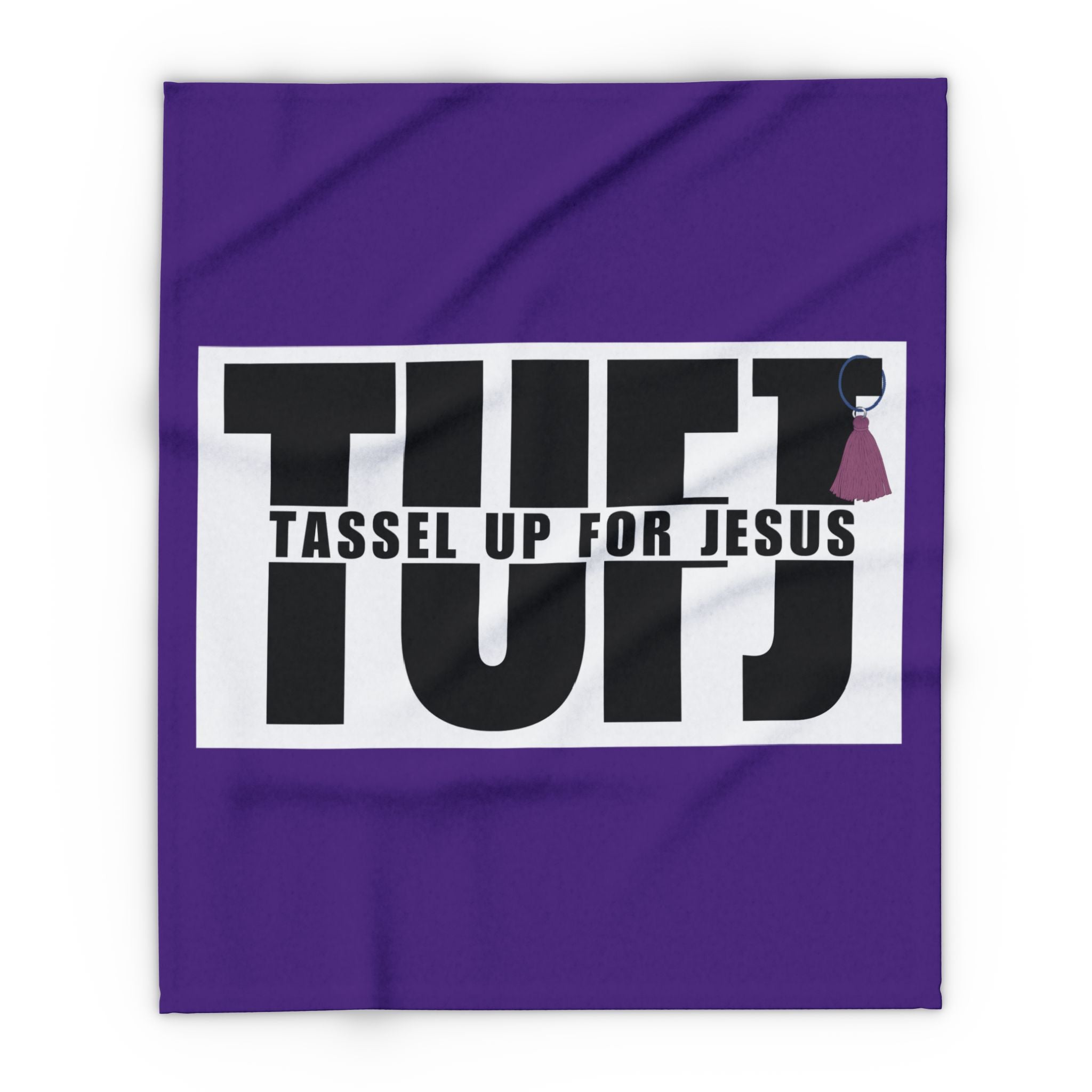 Purple TUFJ Arctic Fleece Blanket