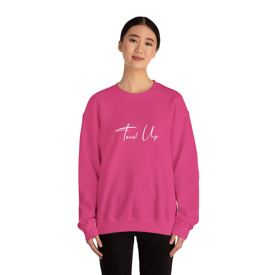 Tassel Up Cursive Unisex Sweatshirt