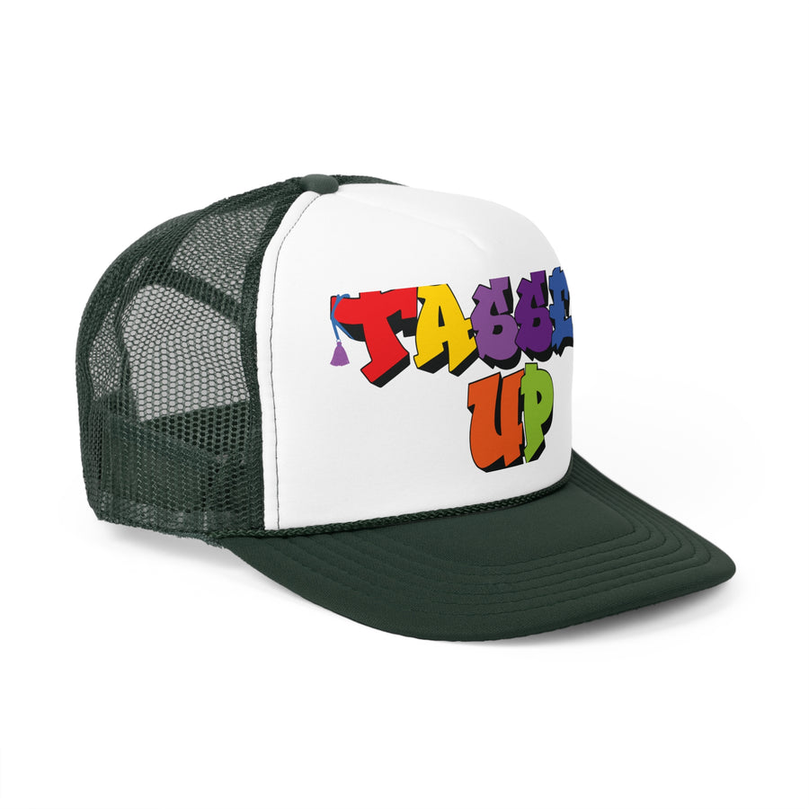 Tassel Up Graffiti Trucker Cap