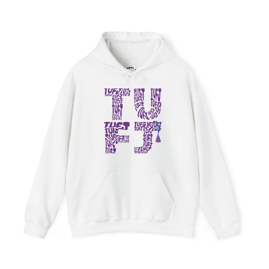 TUFJ Purple Repeat Unisex Hoodie