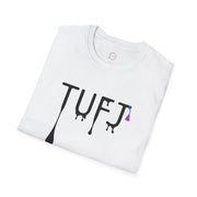 TUFJ Black Print Drip Unisex Softstyle T-Shirt