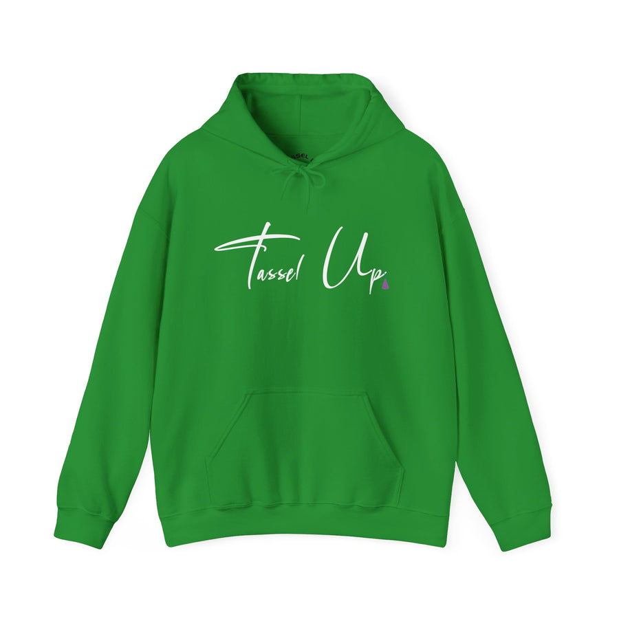 Tassel Up Cursive Unisex Hoodie