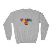 Tassel Up Graffiti Youth Crewneck Sweatshirt