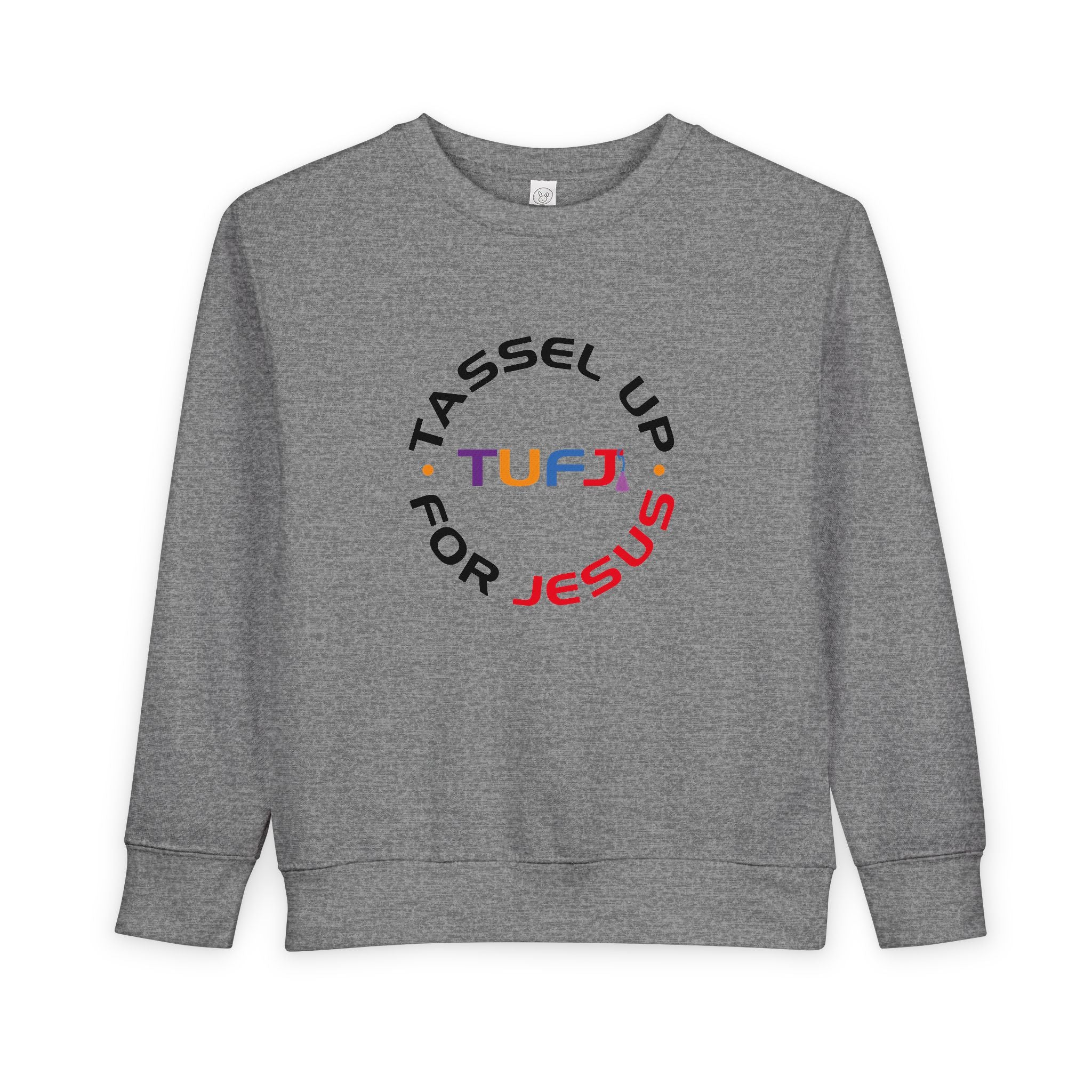 Tassel Up For Jesus Logo Toddler Sweatshirt