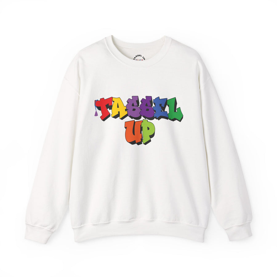 Tassel Up Graffiti Unisex Sweatshirt