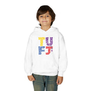 TUFJ Multicolor Repeat Youth Heavy Blend Hoodie