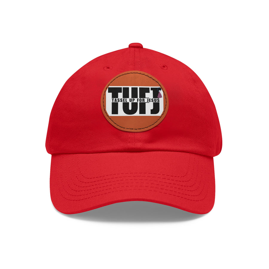 TUFJ Dad Hat With Leather Patch