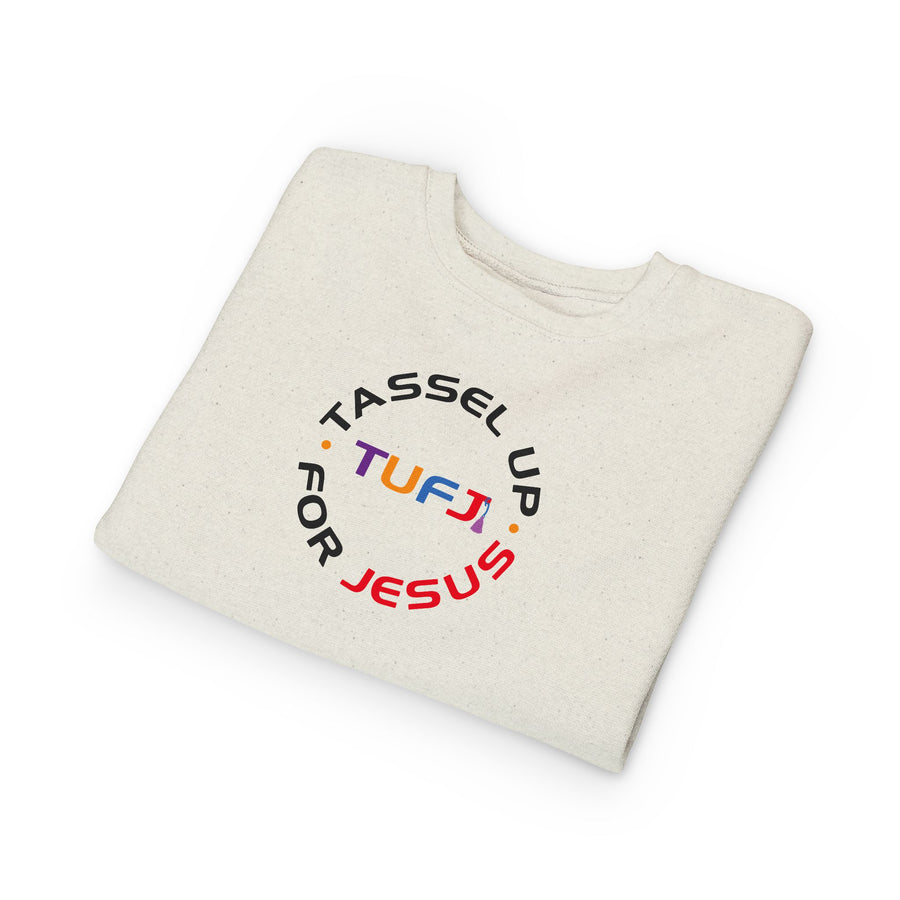 Tassel Up For Jesus Logo Toddler Sweatshirt