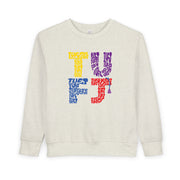 TUFJ Multicolor Repeat Toddler Sweatshirt
