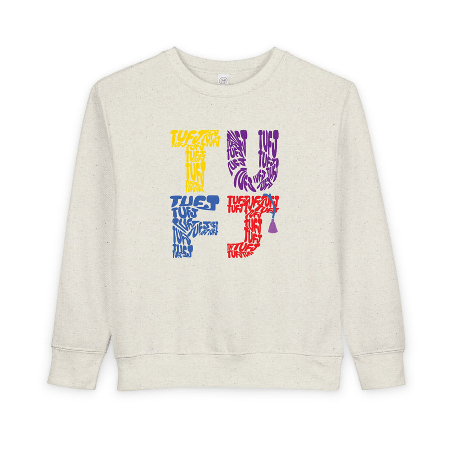 TUFJ Multicolor Repeat Toddler Sweatshirt