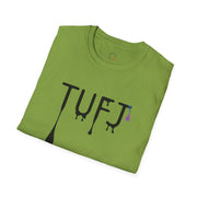 TUFJ Black Print Drip Unisex Softstyle T-Shirt