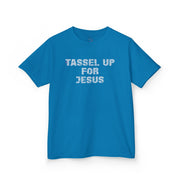 Tassel Up For Jesus Repeat Kids Heavy Cotton™ Tee