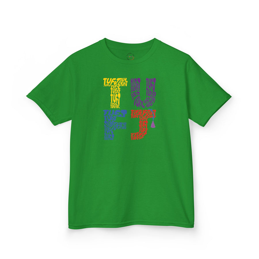 TUFJ Multi Color Repeat Kids Heavy Cotton™ Tee