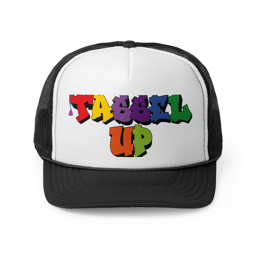 Tassel Up Graffiti Trucker Cap
