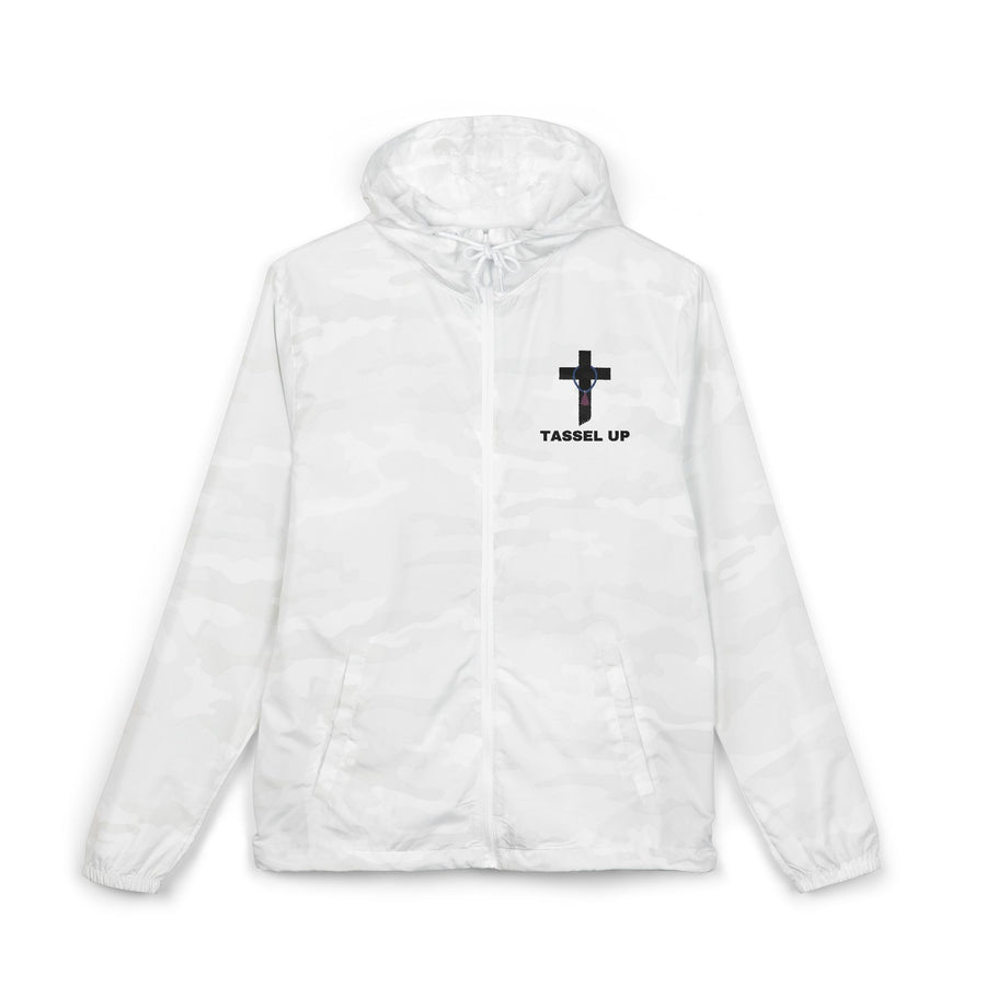 Tassel Cross Unisex Full-Zip Windbreaker Jacket