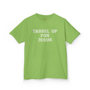 Tassel Up For Jesus Repeat Kids Heavy Cotton™ Tee