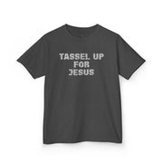 Tassel Up For Jesus Repeat Kids Heavy Cotton™ Tee