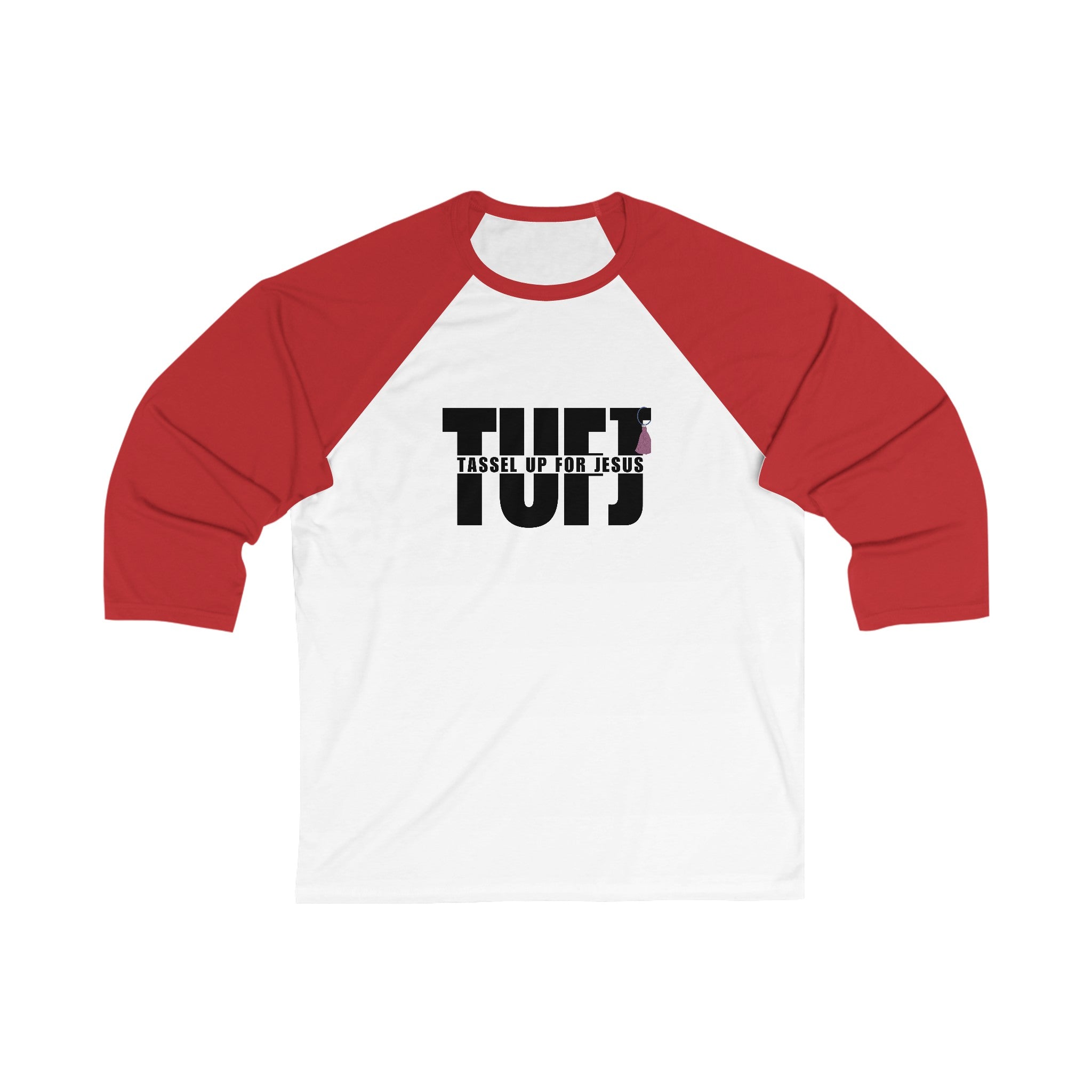 TUFJ Unisex 3\4 Sleeve Baseball Tee