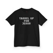 Tassel Up For Jesus Repeat Kids Heavy Cotton™ Tee
