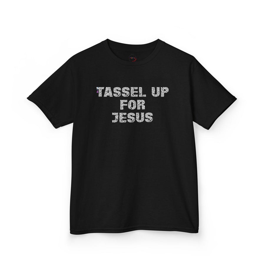Tassel Up For Jesus Repeat Kids Heavy Cotton™ Tee