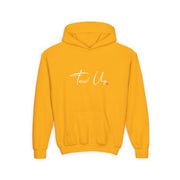 Tassel Up Cursive Youth Heavy Blend Hoodie