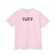 TUFJ Camo Leopard And Pearls Kids Heavy Cotton™ Tee
